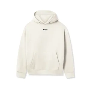 Monogram Heavyweight Hoodie – Cream